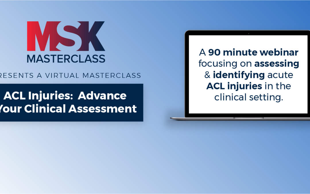 Copy of TEST EVENT: ACL Injuries: Advance Your Clinical Assessment